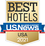 U.S. News Best Hotels award 2021